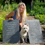 lynne and Yogi and slate